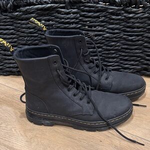 Dr Martens Air Wair Black Leather Lace-Up Men's Combat Boots